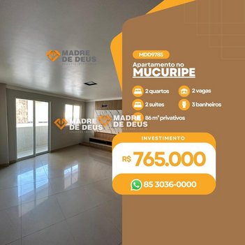 apartment em Rua da Paz, Mucuripe - Fortaleza - CE