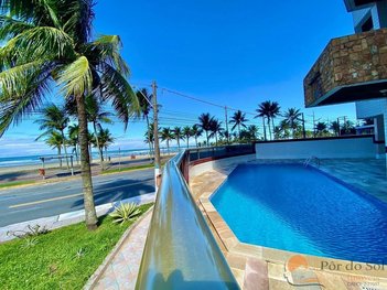 apartment em Rua Primeiro de Maio, Mirim - Praia Grande - SP