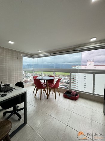 apartment em Avenida Nossa Senhora de Fátima, Caiçara - Praia Grande - SP