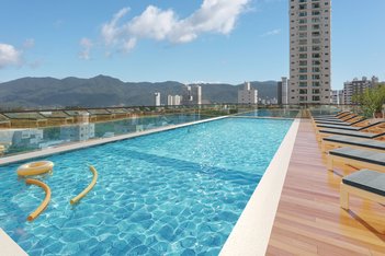 apartment em Rua 304, Meia Praia - Itapema - SC