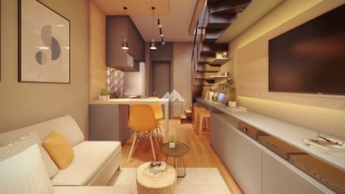 apartment em Rua Ildefonso Stockler de França, Novo Mundo - Curitiba - PR