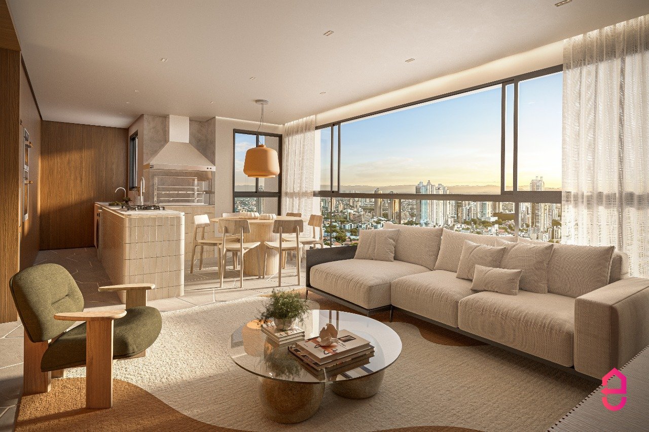 LIVING E COZINHA 78M²
