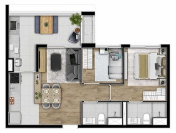 apartment em Avenida Jorge João Saad, Vila Progredior - São Paulo - SP