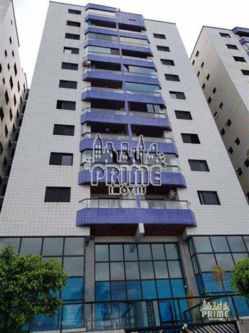 apartment em Rua Monteiro Lobato, Ocian - Praia Grande - SP