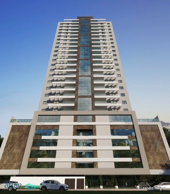 apartment em Rua 234, Meia Praia - Itapema - SC