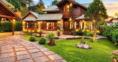 house em Rua Alberto Pasqualini, Planalto - Gramado - RS