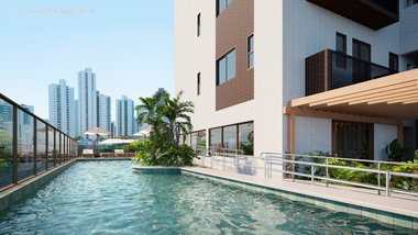apartment em Rua Antônio Lumack do Monte, Boa Viagem - Recife - PE