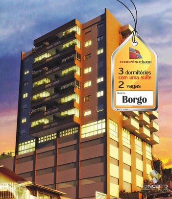 apartment em Travessa Juarez Postal, Borgo - Bento Gonçalves - RS