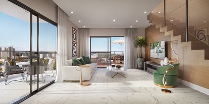 apartment em Rua Bom Jesus, Juvevê - Curitiba - PR