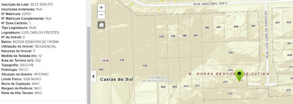 land_lot em Rua Luís Carlos Prestes, Nossa Senhora de Fátima - Caxias do Sul - RS