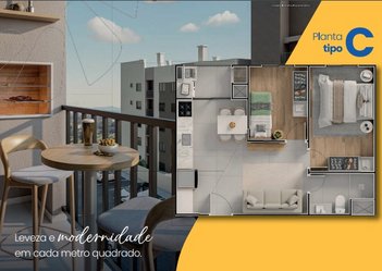 apartment em Rua Rio São Francisco, Weissópolis - Pinhais - PR