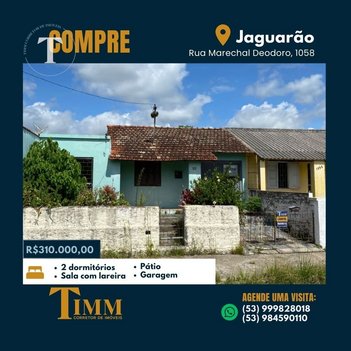 house em Rua Marechal Deodoro, Centro - Jaguarão - RS