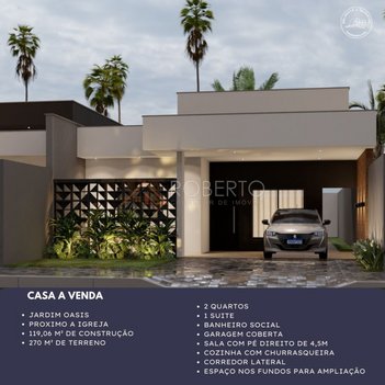 house em Rua Nelson Moreira Batista, Jardim Oásis - Paranavaí - PR