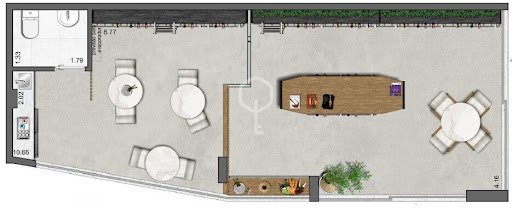 Planta 03 - 40 56m² - loja