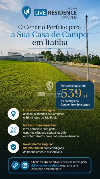 land_lot em Rua Affonso Sesti, Residencial Terras Nobres - Itatiba - SP