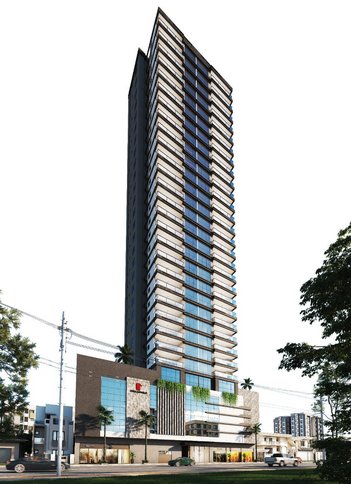 apartment em Rua 224, Meia Praia - Itapema - SC