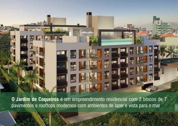 apartment em Rua Pascoal Simone, Coqueiros - Florianópolis - SC