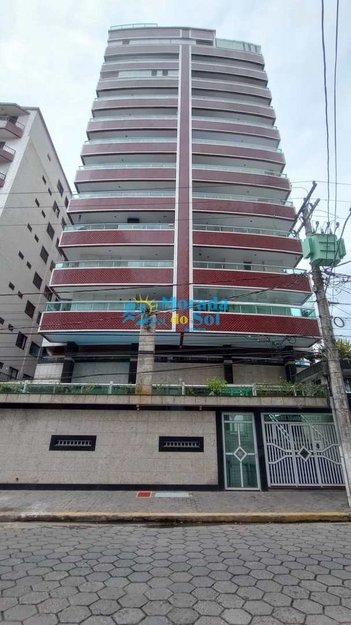 apartment em Rua Guimarães Rosa, Ocian - Praia Grande - SP