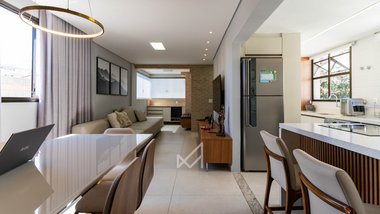 apartment em Rua Barcelona, Santa Lúcia - Belo Horizonte - MG