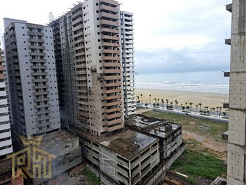 apartment em Rua Doutor Júlio de Mesquita Filho, Aviação - Praia Grande - SP