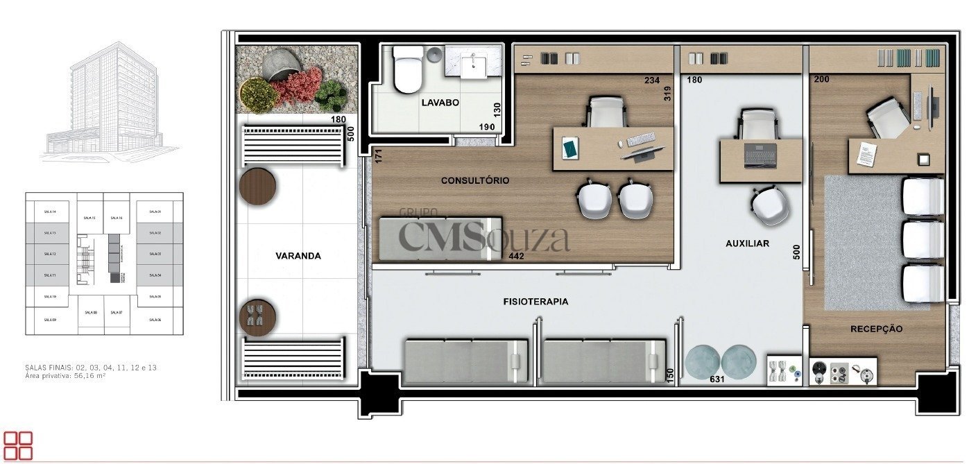 Sala 2,3,4,5,11,12 e 13