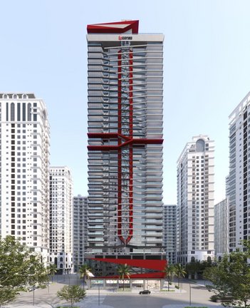 apartment em Rua 300, Meia Praia - Itapema - SC