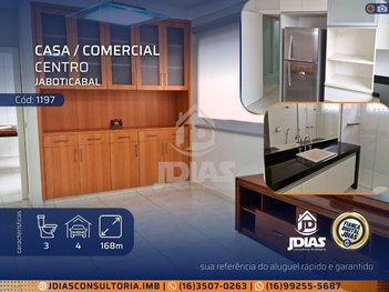 house em Avenida Líbero Badaró, Centro - Jaboticabal - SP