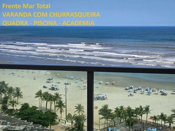 apartment em Rua Aldo Coli, Mirim - Praia Grande - SP