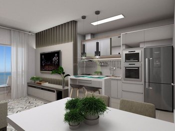 apartment em Rua 600, Tabuleiro dos Oliveiras - Itapema - SC