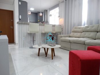 apartment em Rua Antônio Pinto Lana, Europa - Contagem - MG
