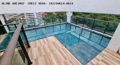 apartment em Rua Paulina Maria Mendonça, Mangabeiras - Maceió - AL