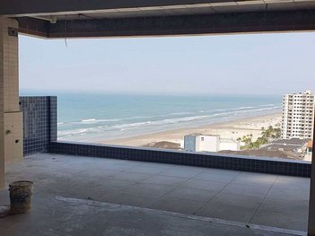 apartment em Rua Caribas, Aviação - Praia Grande - SP