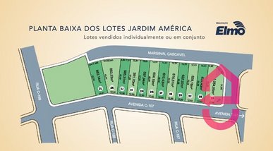 land_lot em C107, Jardim América - Goiânia - GO