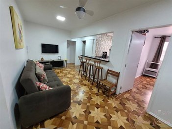 apartment em Praça Pres. Manuel Deodoro da Fonseca, Canto do Forte - Praia Grande - SP