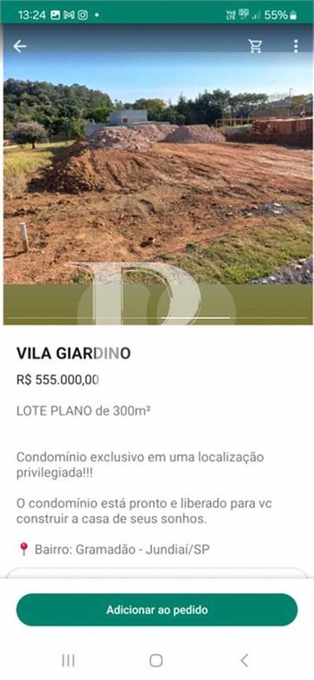 land_lot em Rua Geraldo Antônio Pereira, Jardim Quintas das Videiras - Jundiaí - SP