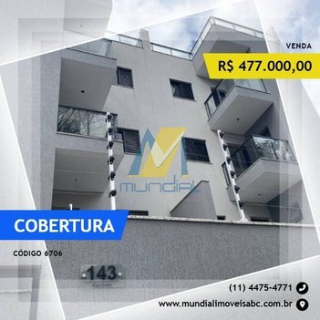 apartment em Rua Índia, Parque Oratório - Santo André - SP