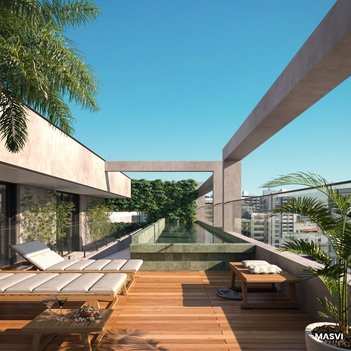 apartment em Professor Othon Gama DEça, Centro - Florianópolis - SC