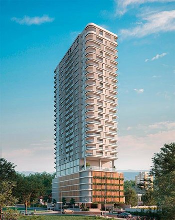 apartment em Rua General Vicente de Paula Dalle Coutinho, Canto do Forte - Praia Grande - SP