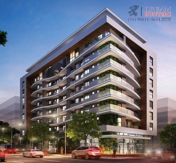 apartment em Rua Guilherme Pugsley, Água Verde - Curitiba - PR