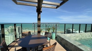 apartment em Avenida Almirante Álvaro Calheiros, Jatiúca - Maceió - AL