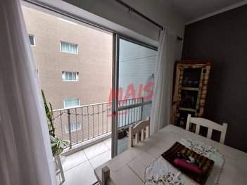 apartment em Avenida Doutor Bernardino de Campos, Campo Grande - Santos - SP