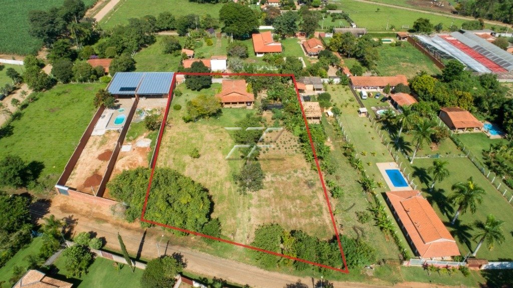 Demarcação da área