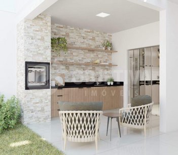 house em Rua Ferreira Gullar, Novo Mundo - Uberlândia - MG