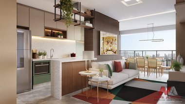 apartment em Avenida Paulo de Oliveira e Silva, Jardim São Marco - São José do Rio Preto - SP