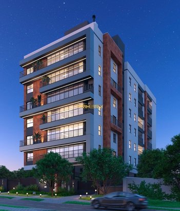 apartment em Rua Vitória, Cabral - Curitiba - PR