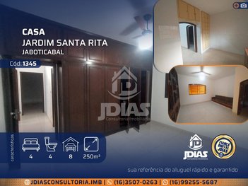 house em Rua Gonçalves Ledo, Jardim Santa Rita - Jaboticabal - SP