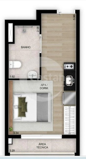 apartment em Rua Melo Peixoto, Tatuapé - São Paulo - SP