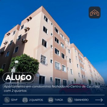 apartment em Rua Quinze de Novembro, Centro - Caucaia - CE
