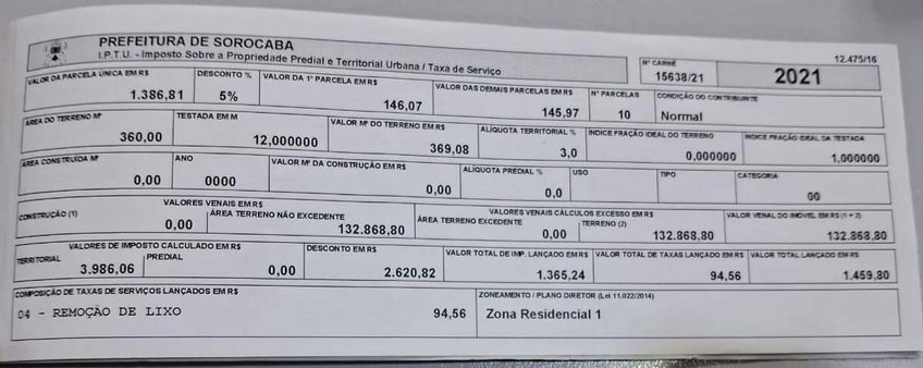 Cômodo Condomínio