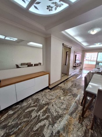 apartment em Rua Joaquim Teixeira de Carvalho, Canto do Forte - Praia Grande - SP